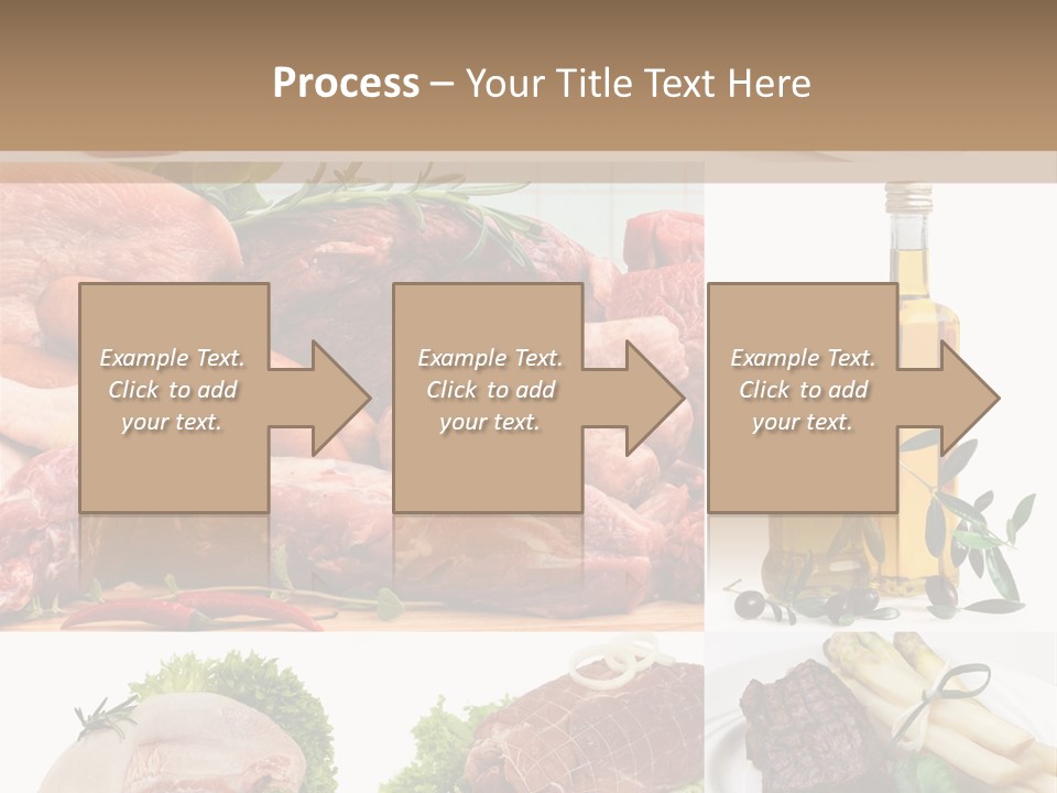 Essen Wurst Bio PowerPoint Template