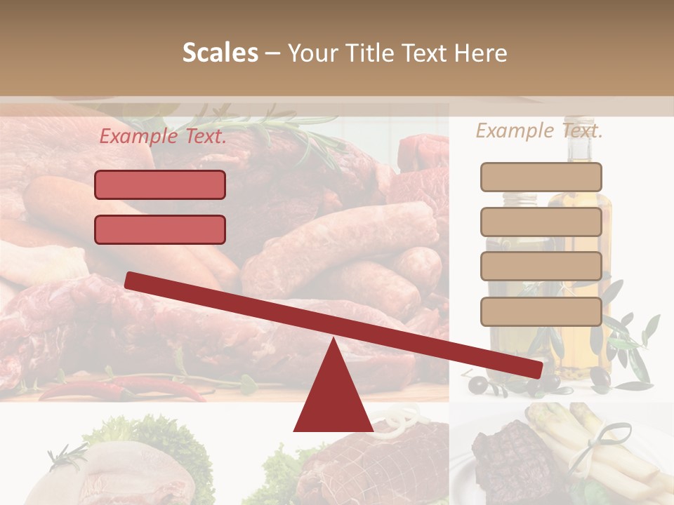 Essen Wurst Bio PowerPoint Template