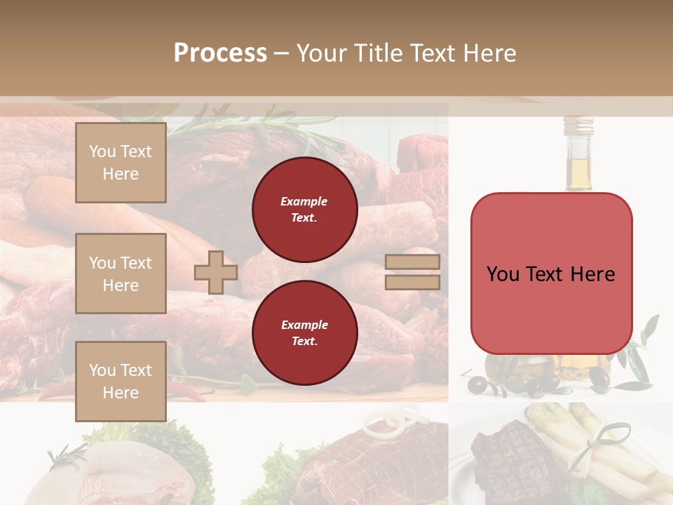 Essen Wurst Bio PowerPoint Template