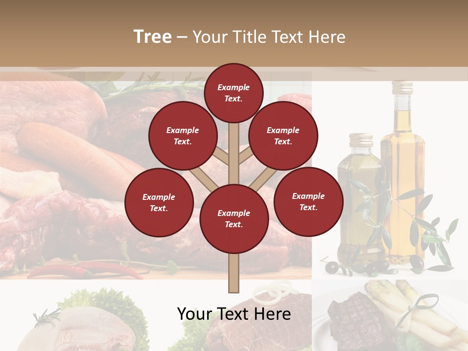 Essen Wurst Bio PowerPoint Template