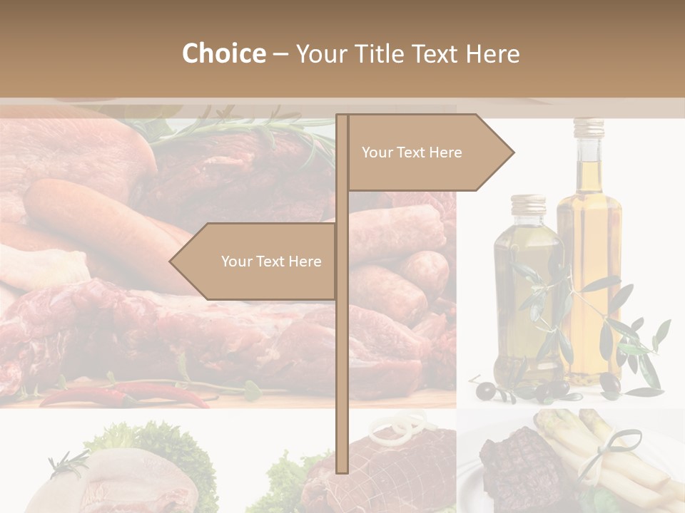 Essen Wurst Bio PowerPoint Template