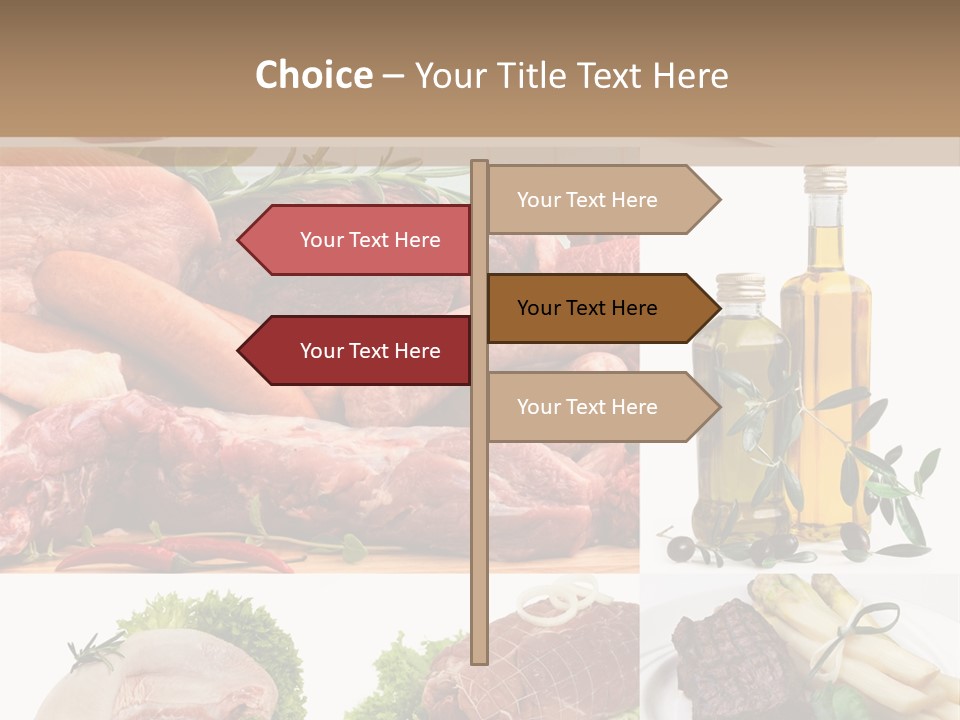 Essen Wurst Bio PowerPoint Template