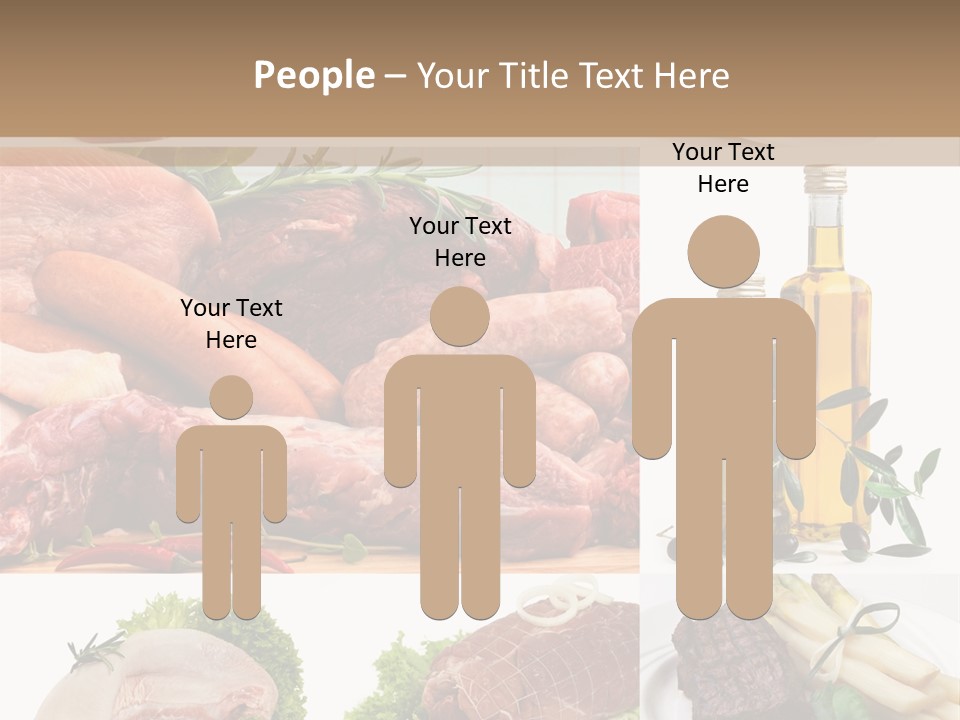 Essen Wurst Bio PowerPoint Template