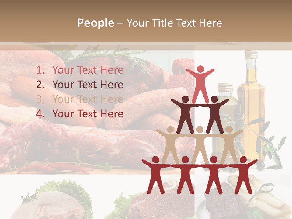 Essen Wurst Bio PowerPoint Template