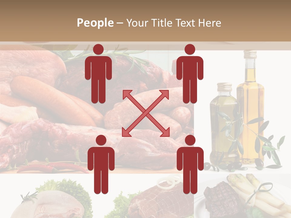 Essen Wurst Bio PowerPoint Template
