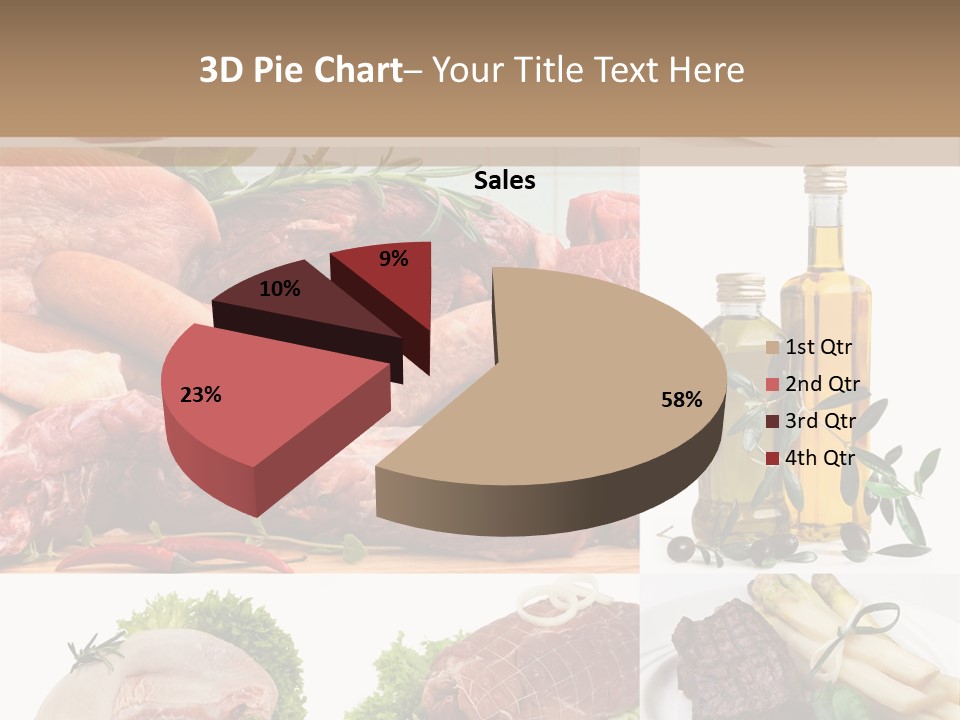 Essen Wurst Bio PowerPoint Template