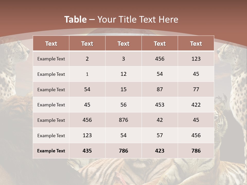 Wildcat Creative Reservation PowerPoint Template