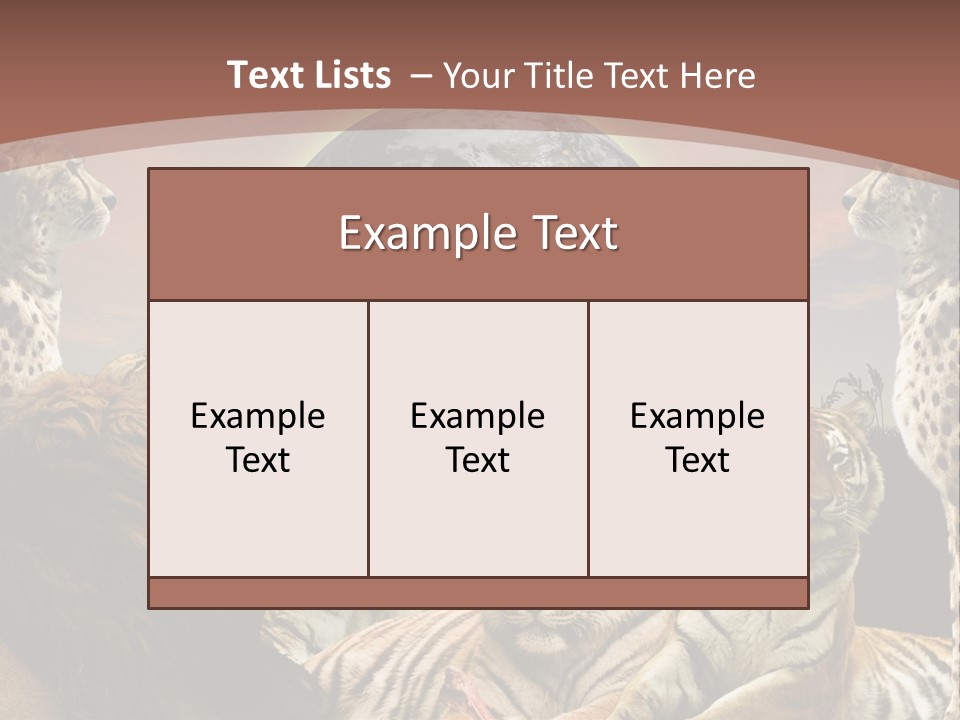 Wildcat Creative Reservation PowerPoint Template