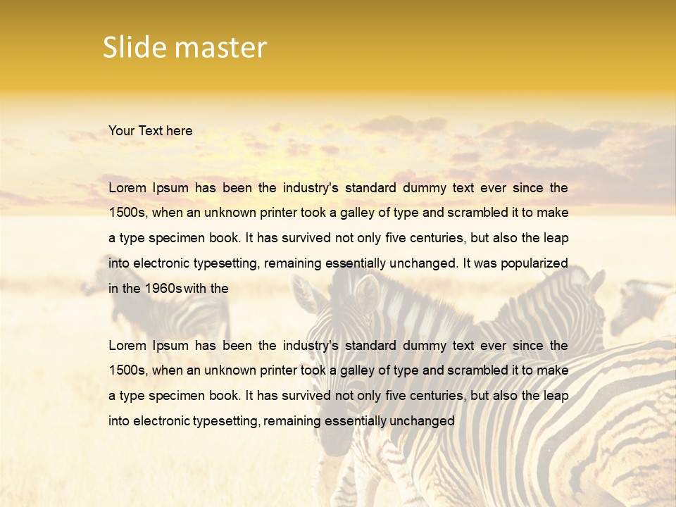 Shared Composite Silhouette PowerPoint Template