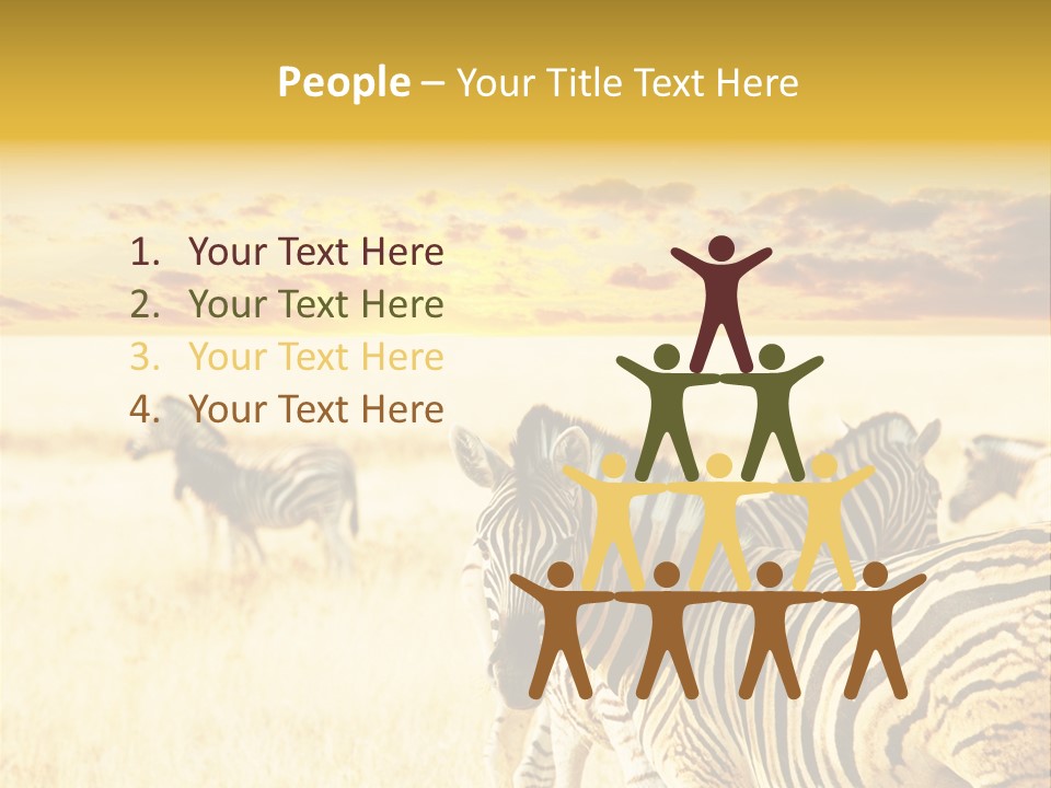 Shared Composite Silhouette PowerPoint Template