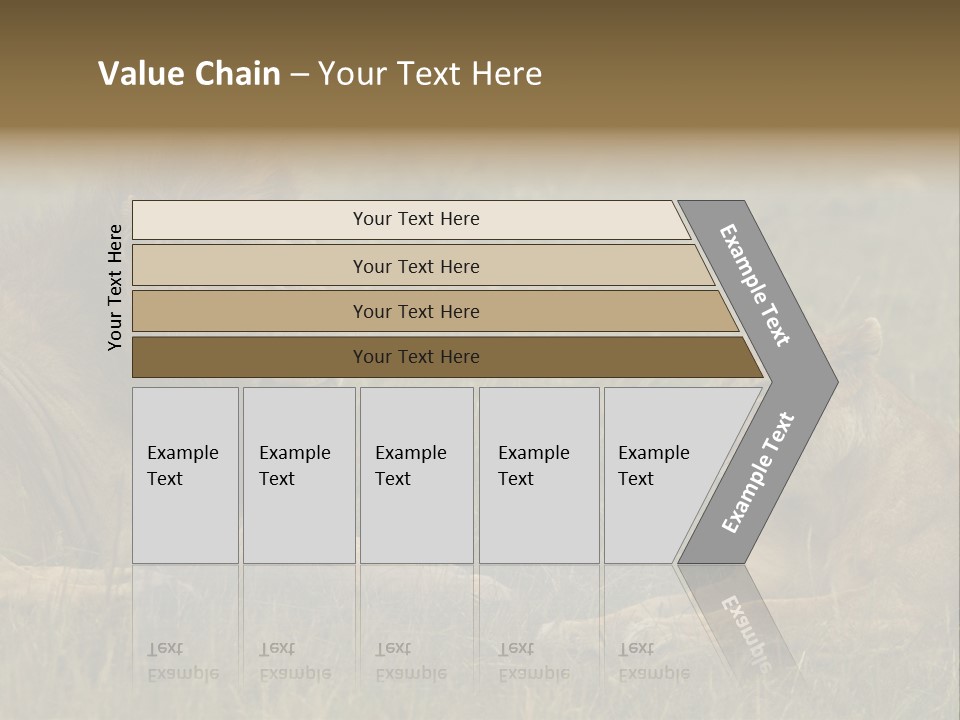 Cacciatrice Leoni PowerPoint Template