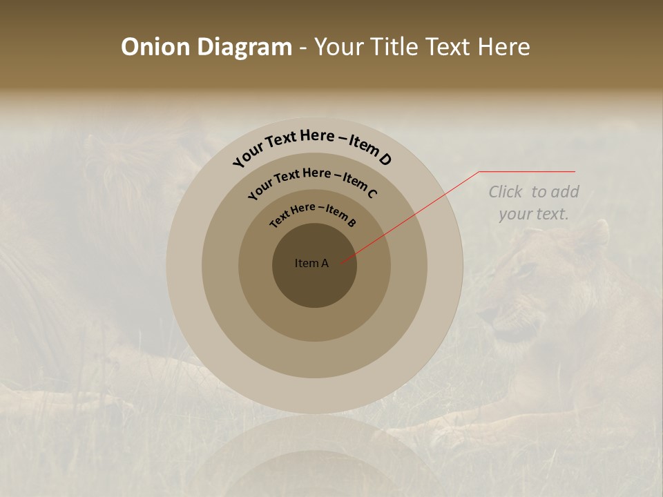 Cacciatrice Leoni PowerPoint Template