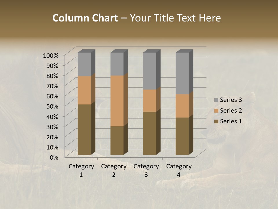 Cacciatrice Leoni PowerPoint Template