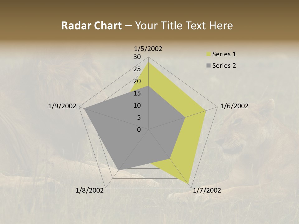 Cacciatrice Leoni PowerPoint Template