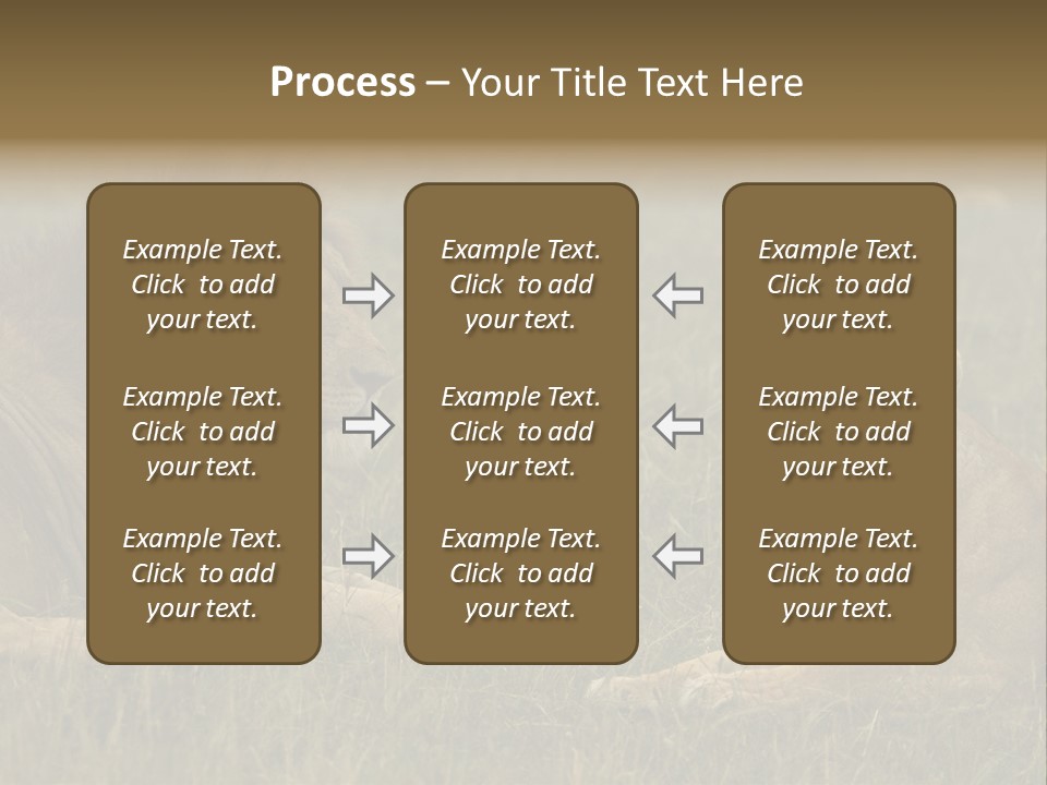 Cacciatrice Leoni PowerPoint Template