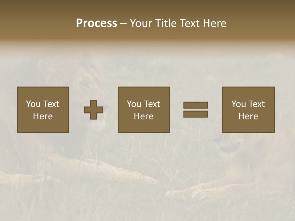 Cacciatrice Leoni PowerPoint Template