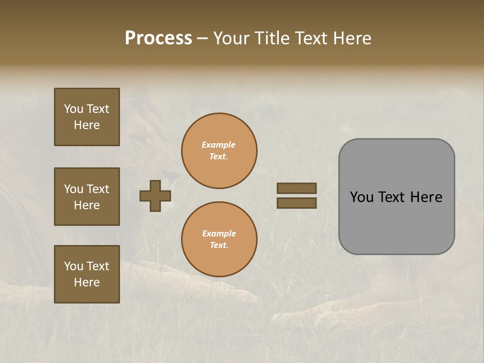 Cacciatrice Leoni PowerPoint Template