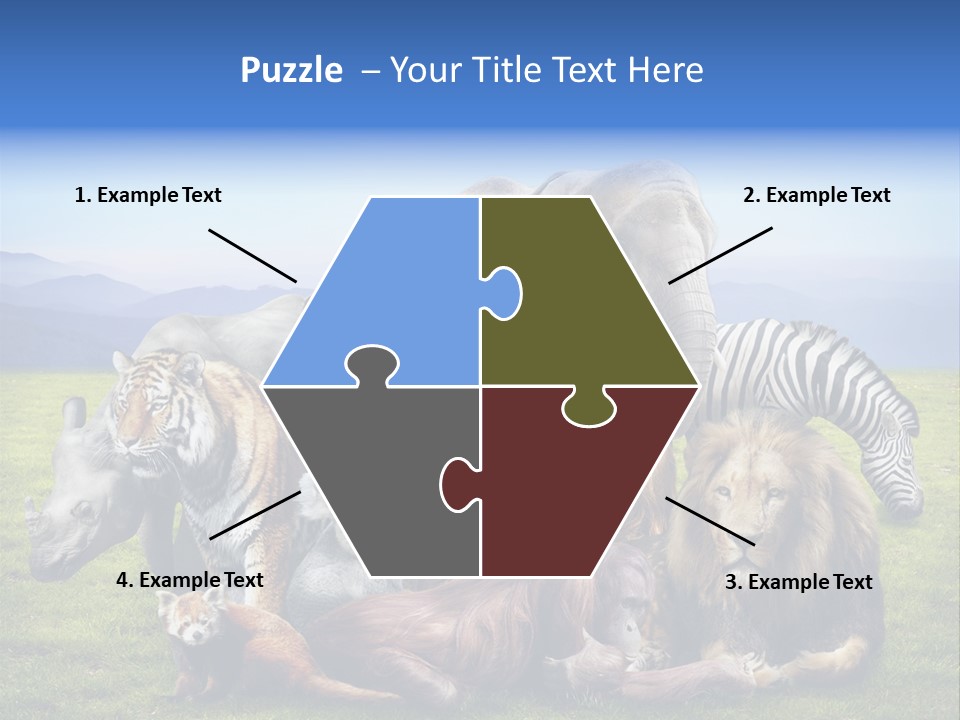 Vacation Environmental Red Panda PowerPoint Template