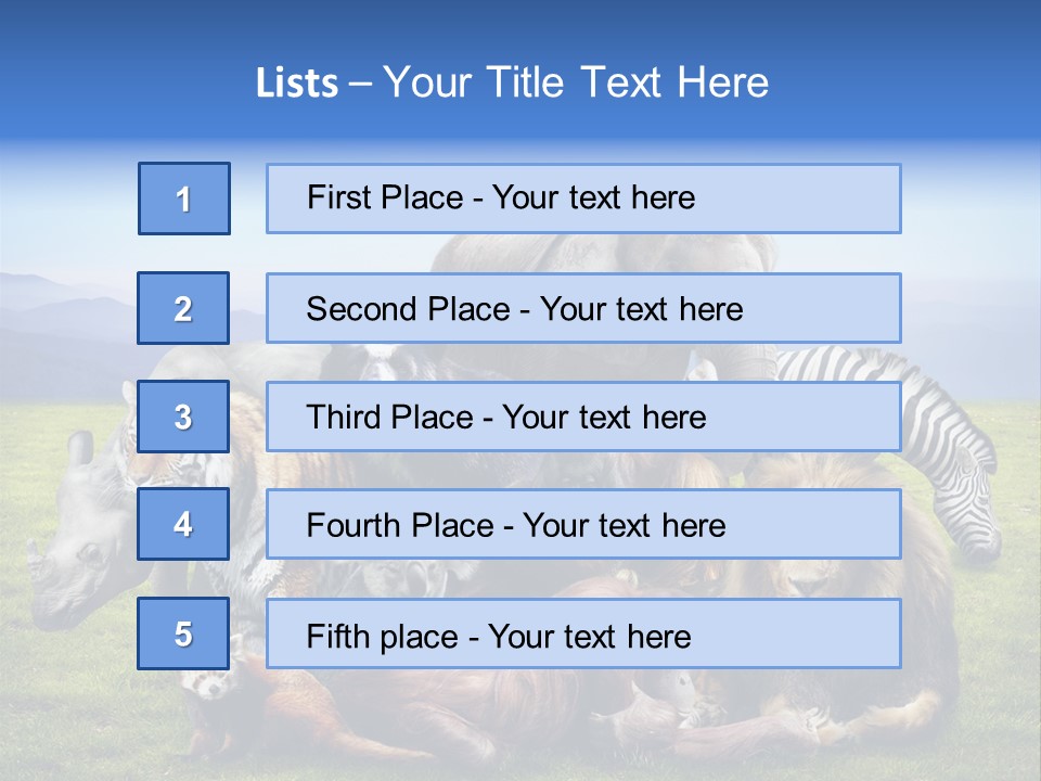 Vacation Environmental Red Panda PowerPoint Template