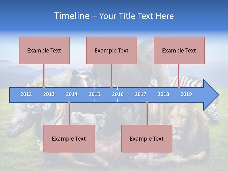 Vacation Environmental Red Panda PowerPoint Template