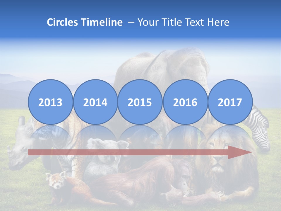 Vacation Environmental Red Panda PowerPoint Template