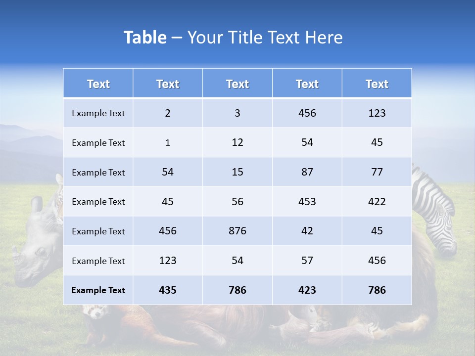Vacation Environmental Red Panda PowerPoint Template