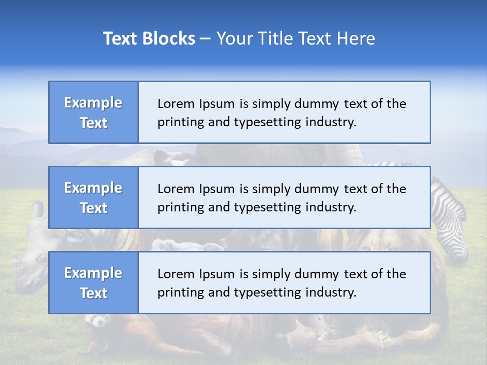 Vacation Environmental Red Panda PowerPoint Template