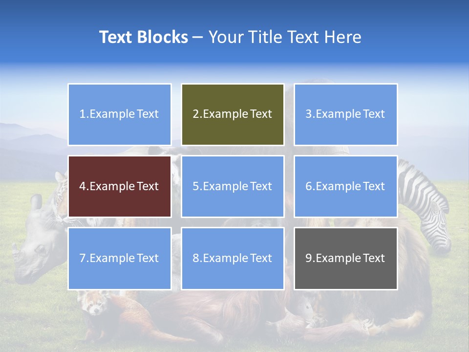 Vacation Environmental Red Panda PowerPoint Template