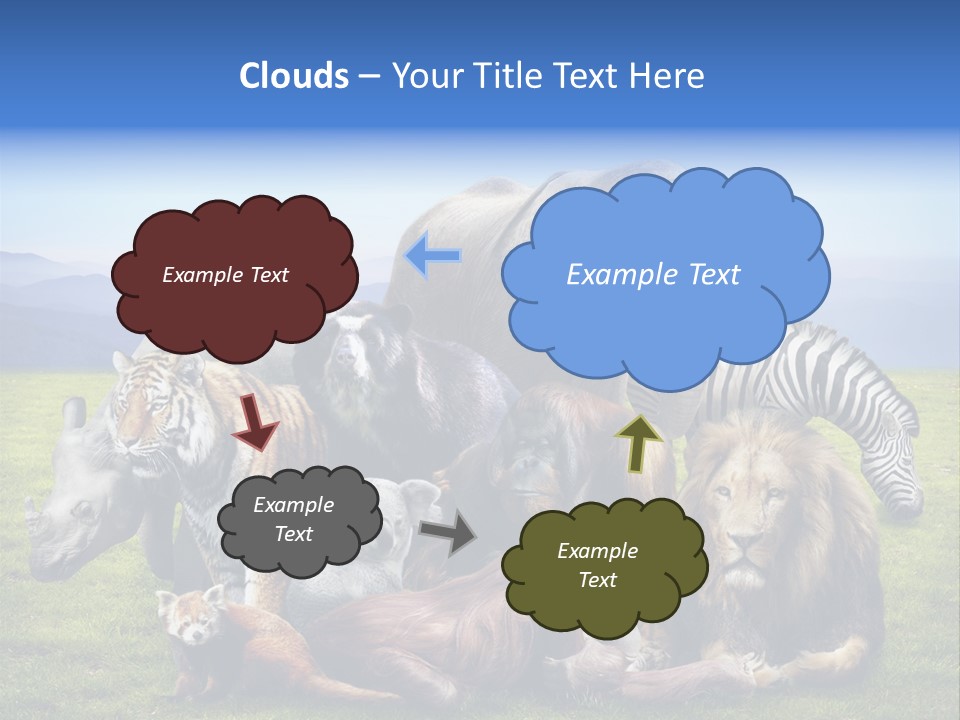 Vacation Environmental Red Panda PowerPoint Template