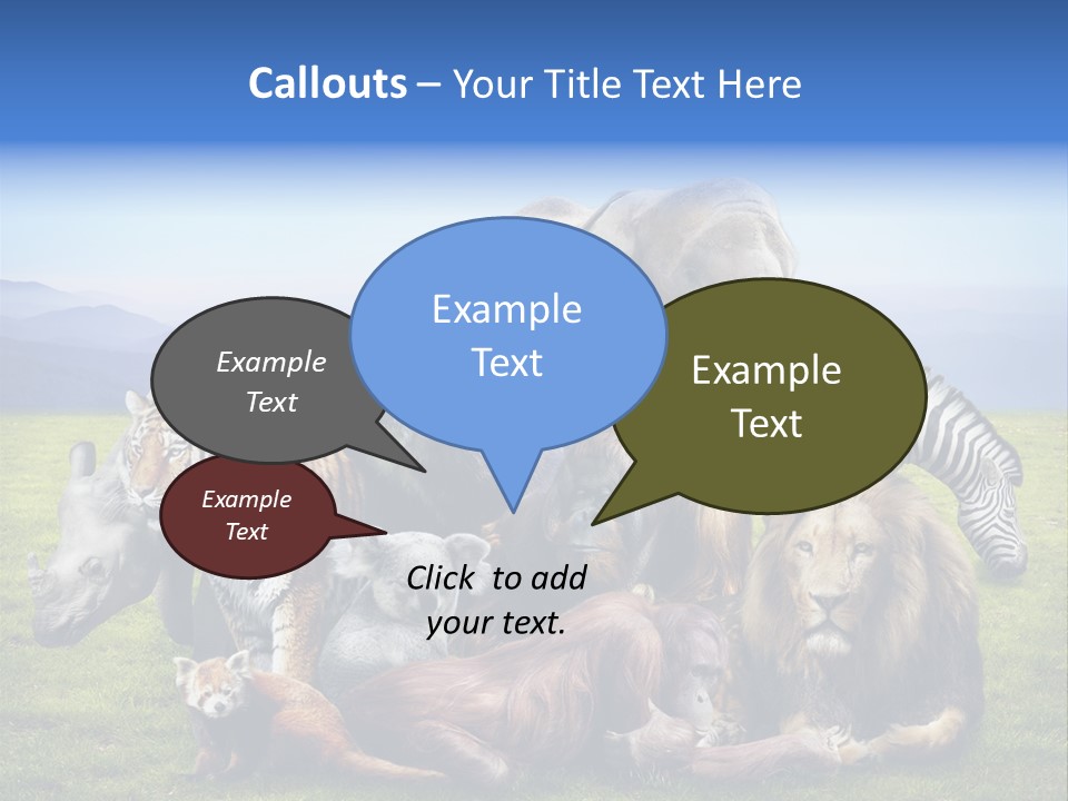 Vacation Environmental Red Panda PowerPoint Template