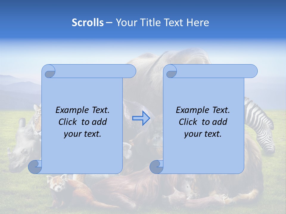 Vacation Environmental Red Panda PowerPoint Template