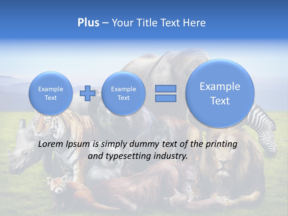 Vacation Environmental Red Panda PowerPoint Template