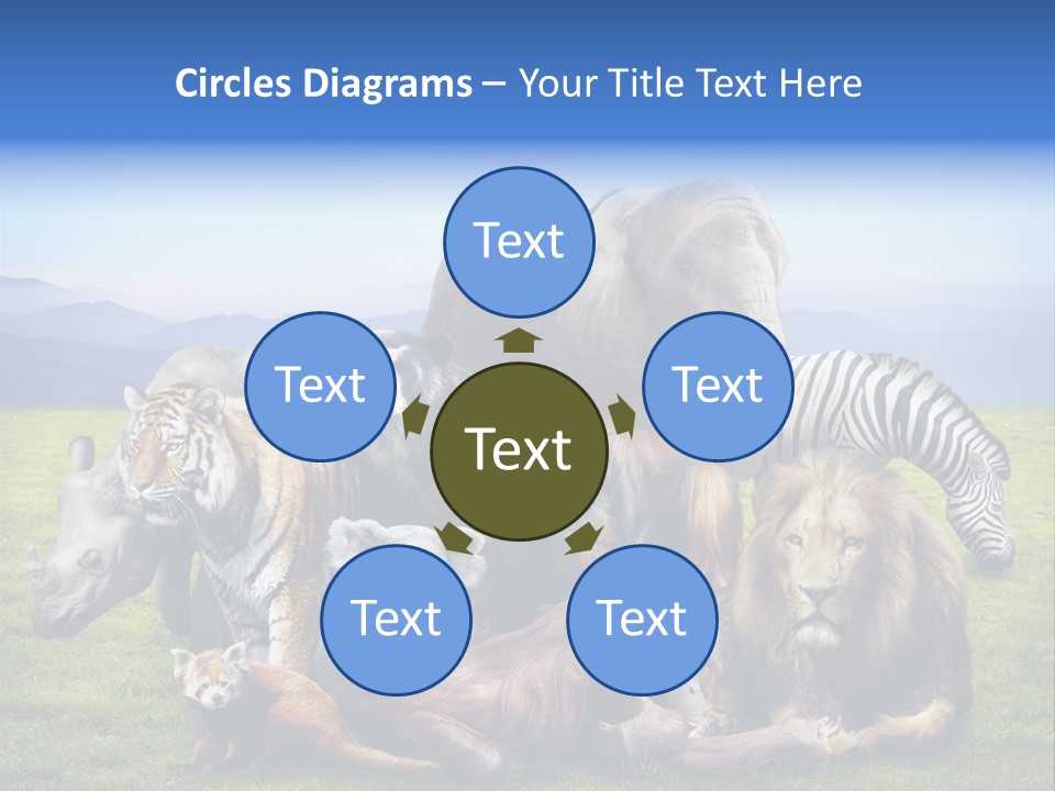 Vacation Environmental Red Panda PowerPoint Template