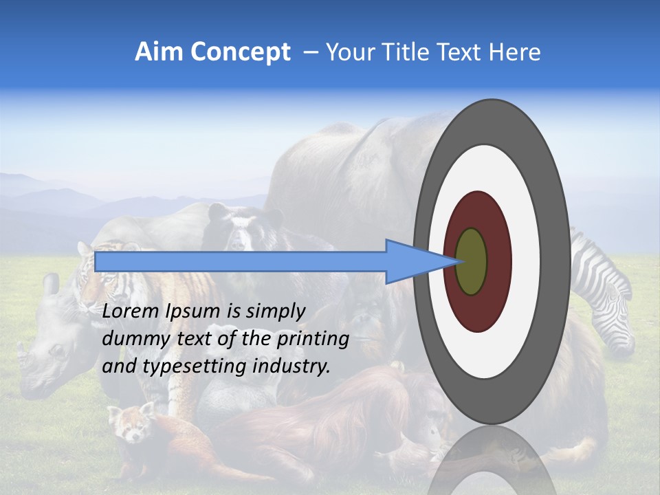 Vacation Environmental Red Panda PowerPoint Template