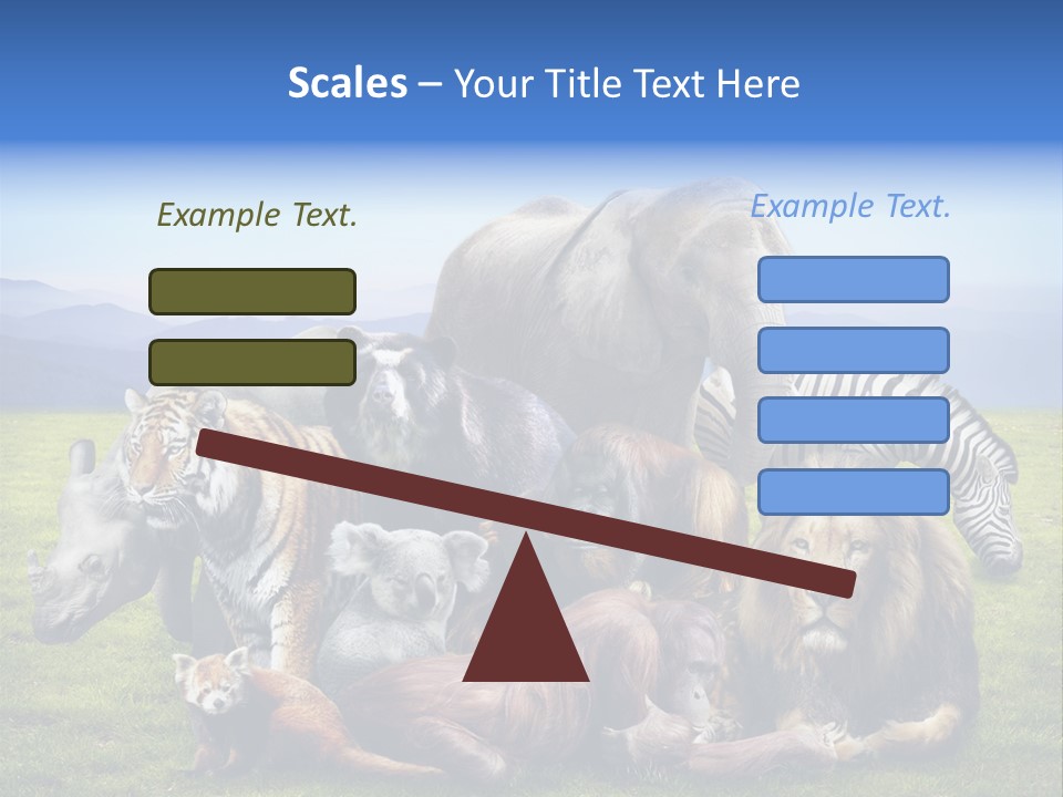 Vacation Environmental Red Panda PowerPoint Template