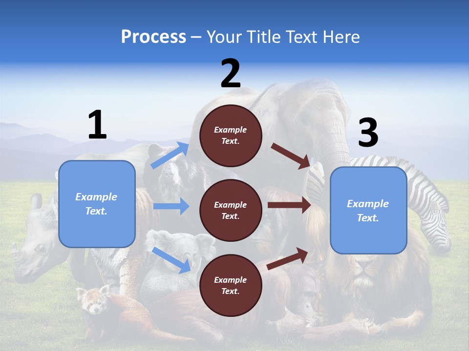 Vacation Environmental Red Panda PowerPoint Template