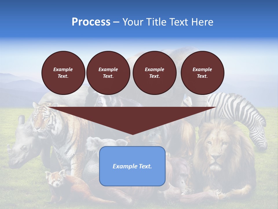 Vacation Environmental Red Panda PowerPoint Template