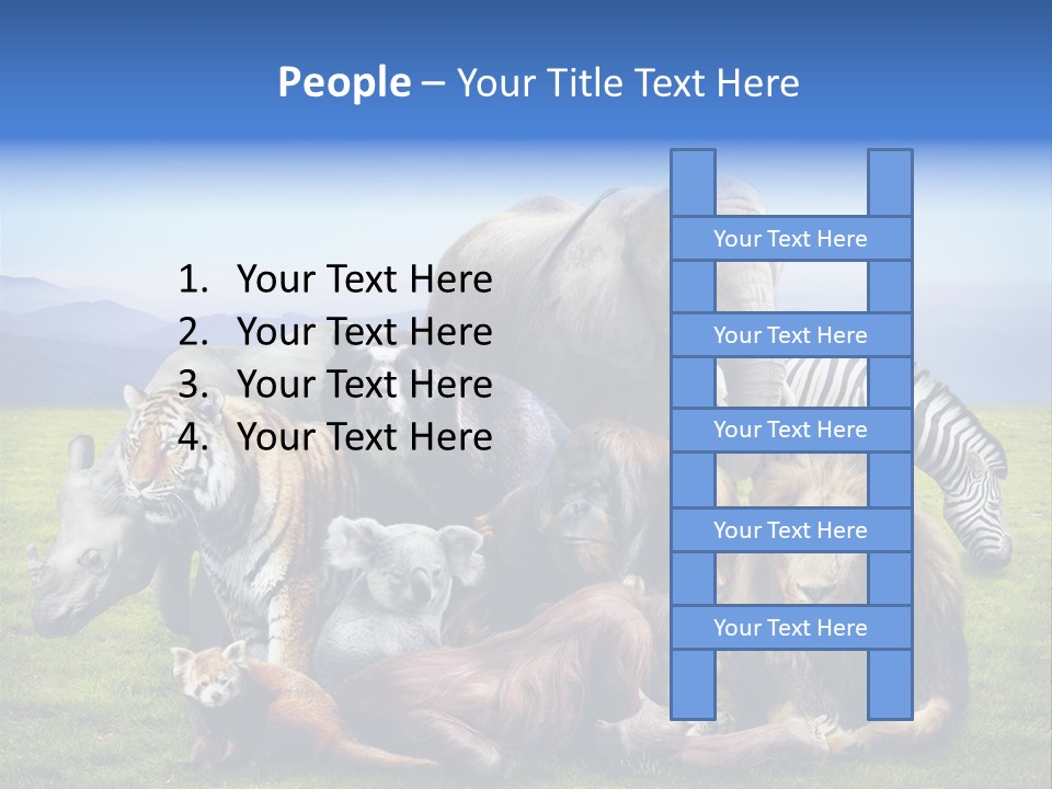 Vacation Environmental Red Panda PowerPoint Template