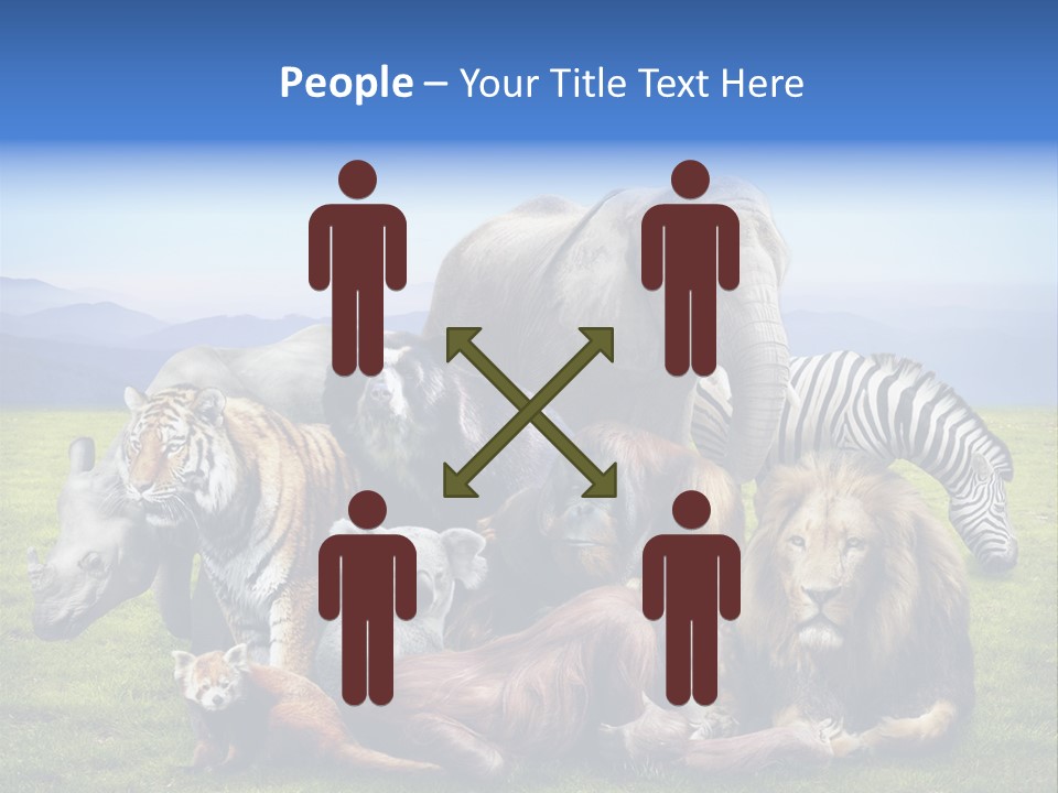 Vacation Environmental Red Panda PowerPoint Template