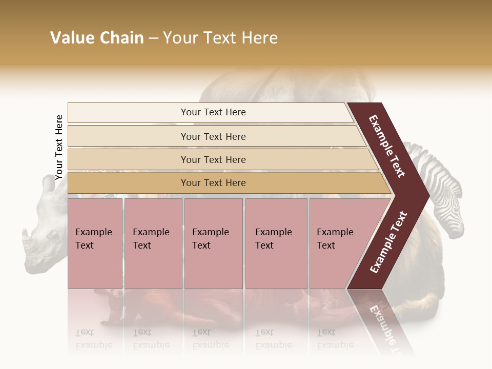 Siberian Group Creatures PowerPoint Template
