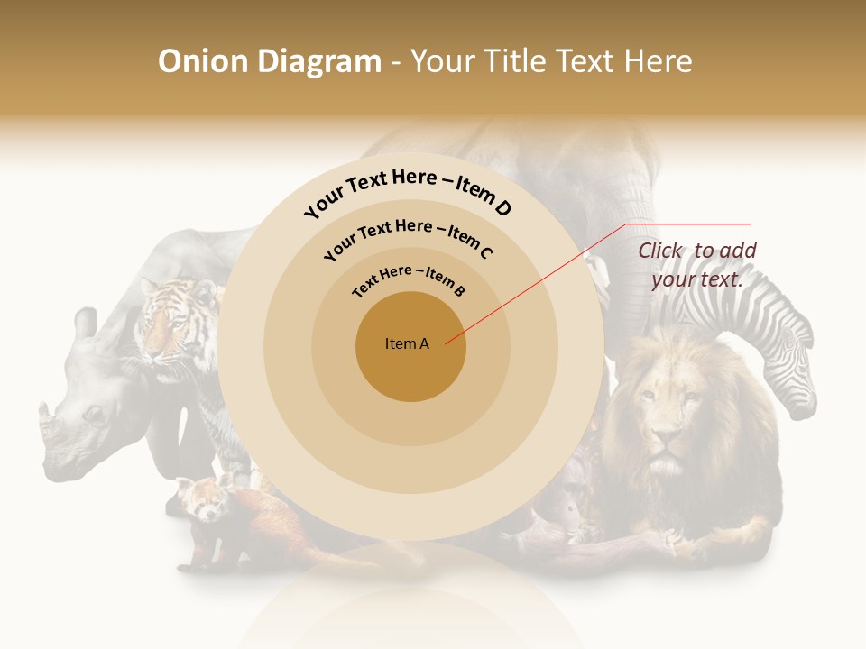 Siberian Group Creatures PowerPoint Template