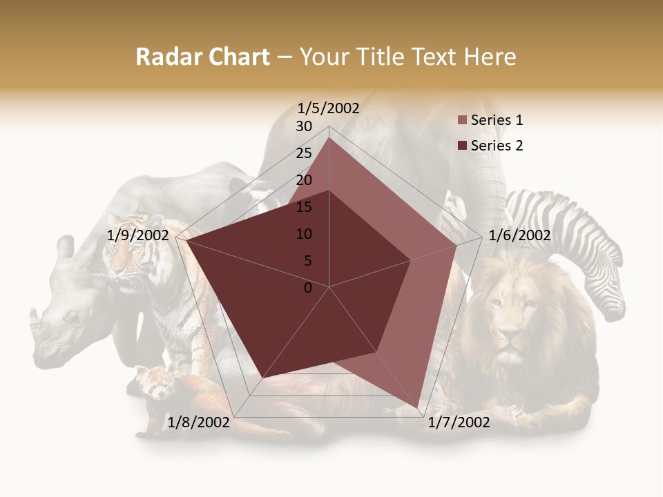 Siberian Group Creatures PowerPoint Template