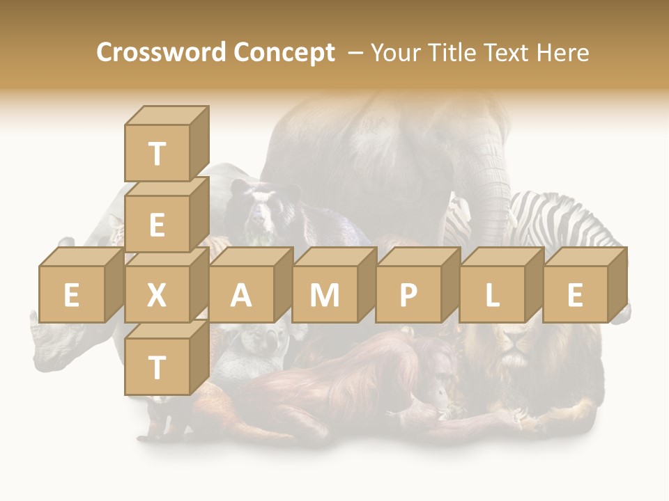 Siberian Group Creatures PowerPoint Template