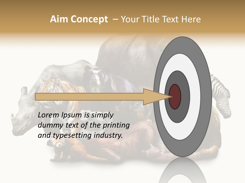 Siberian Group Creatures PowerPoint Template