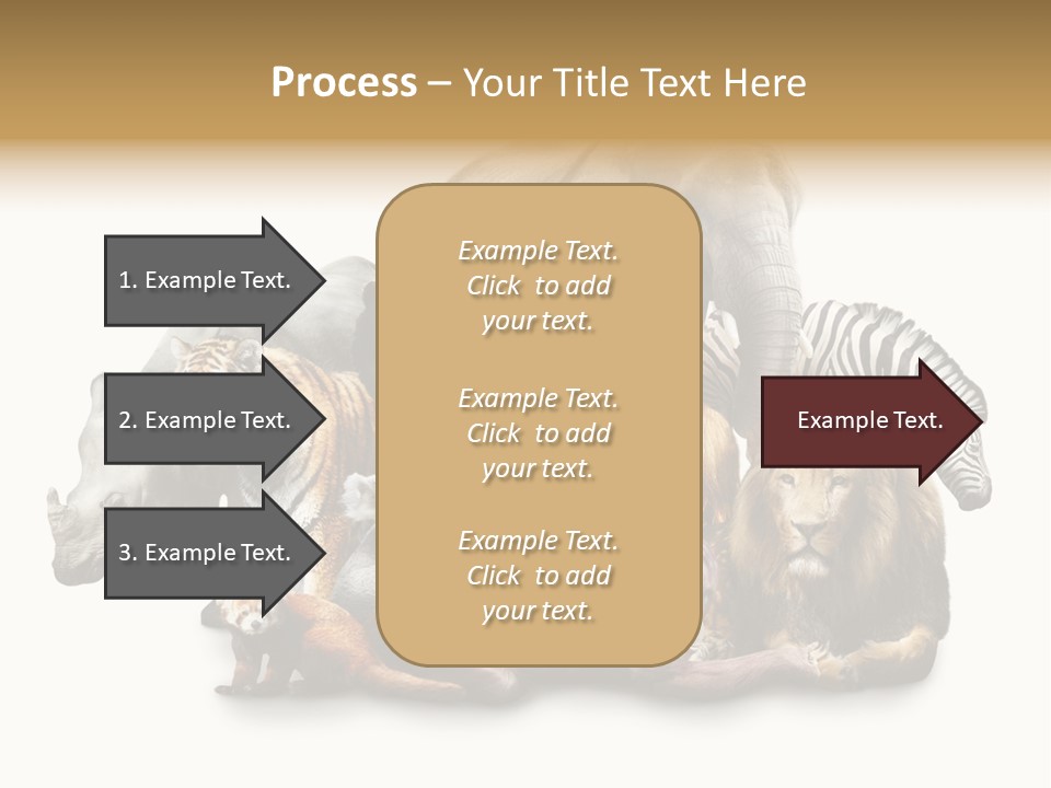 Siberian Group Creatures PowerPoint Template