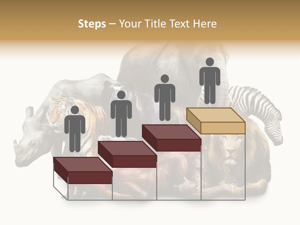 Siberian Group Creatures PowerPoint Template