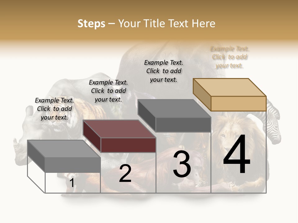 Siberian Group Creatures PowerPoint Template