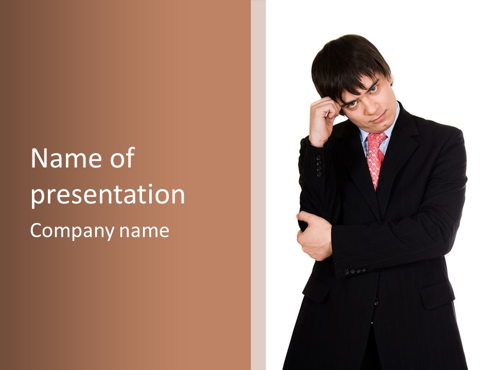 Bizarre Talking Screaming PowerPoint Template