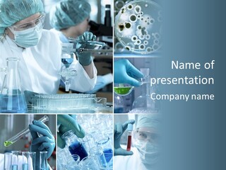 Biology Laboratory Chemist PowerPoint Template