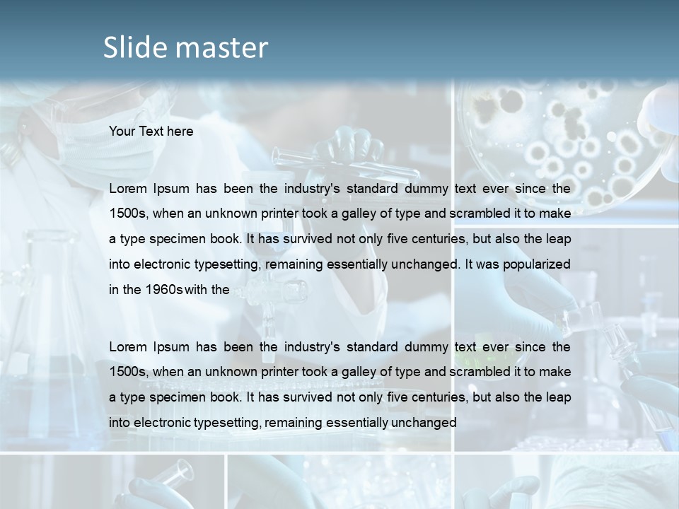 Biology Laboratory Chemist PowerPoint Template